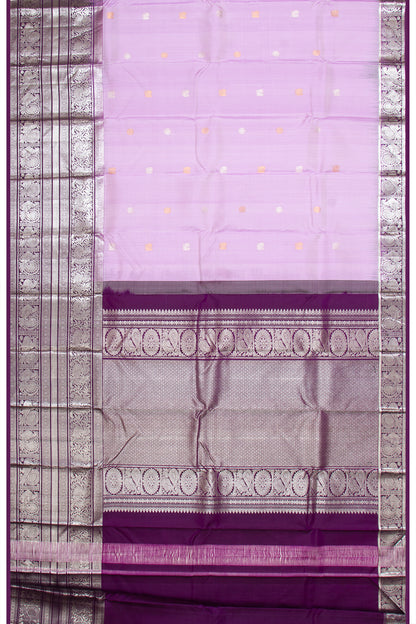 Taranga Kanchi Silk Butta Lavender Saree