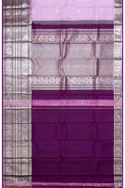 Taranga Kanchi Silk Butta Lavender Saree