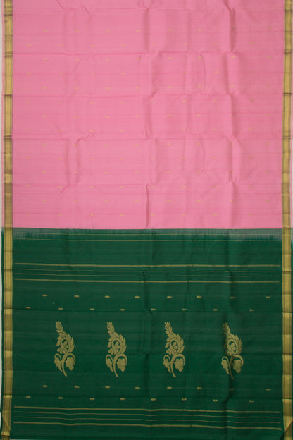 Kanchipuram Silk Butta Baby Pink Saree