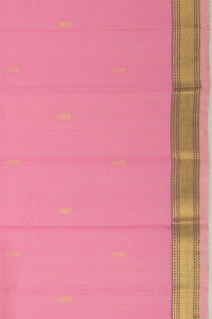 Kanchipuram Silk Butta Baby Pink Saree