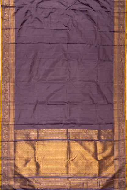 Kanchipuram Silk Twill Lilac Saree