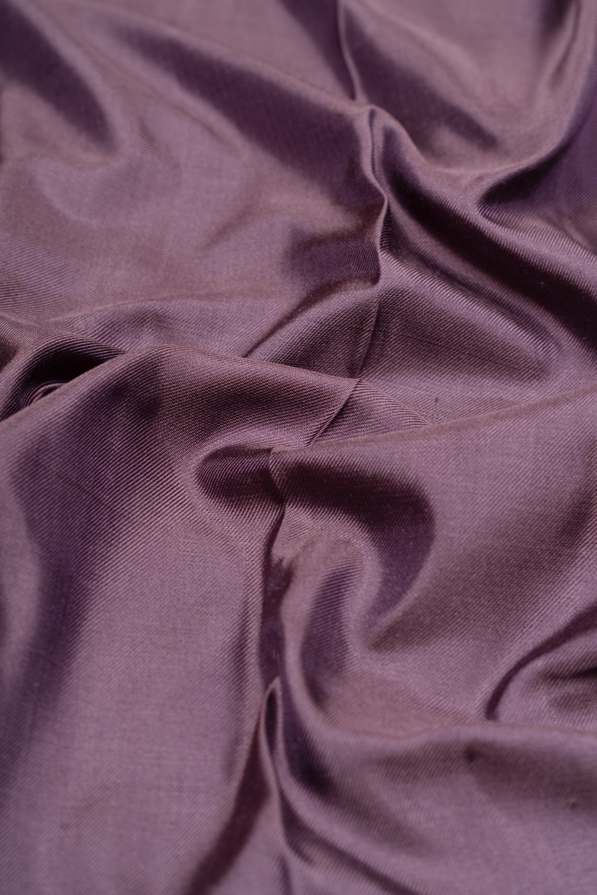 Kanchipuram Silk Twill Lilac Saree