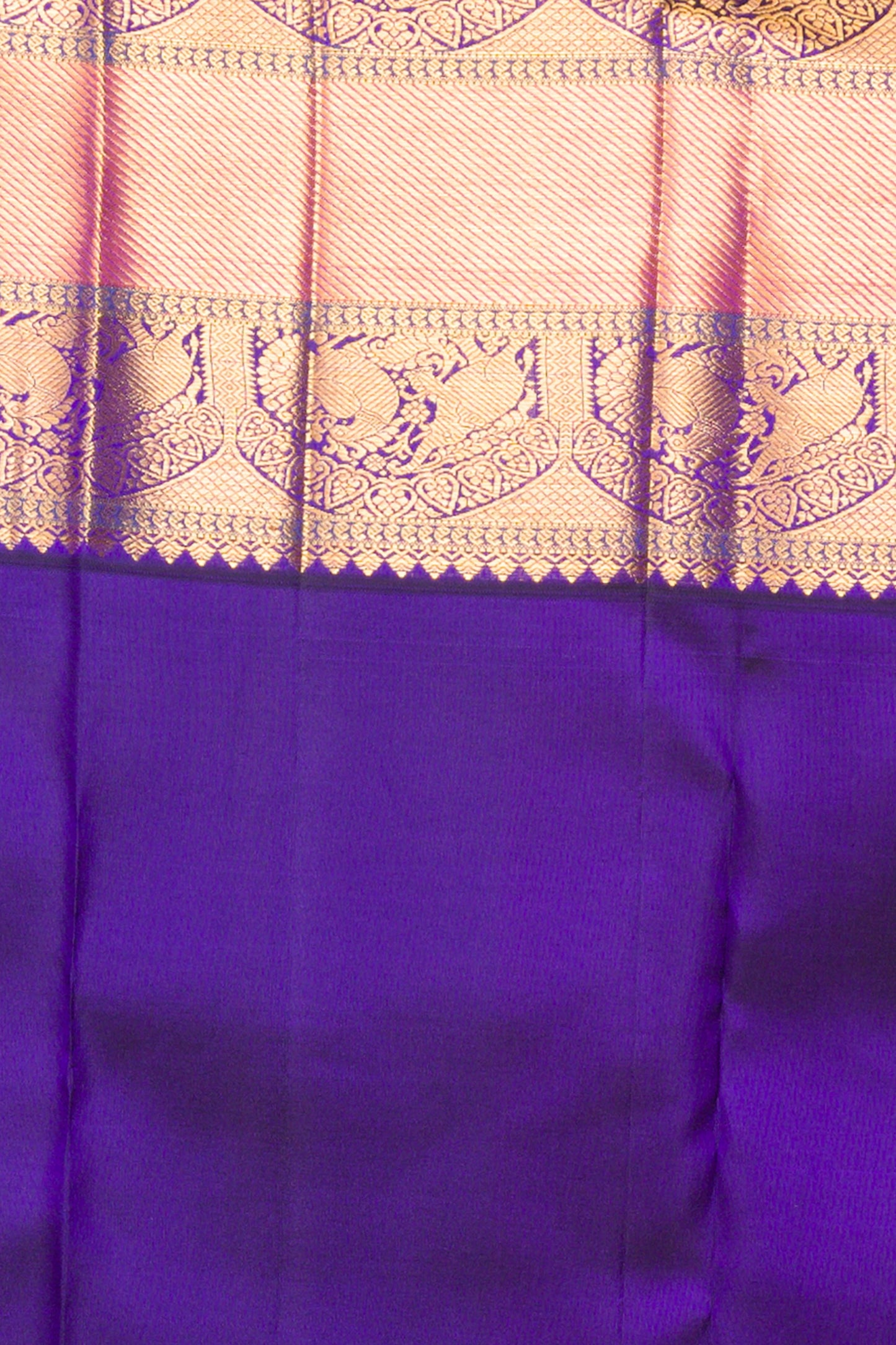 Kanchipuram Silk Butta Cream Saree