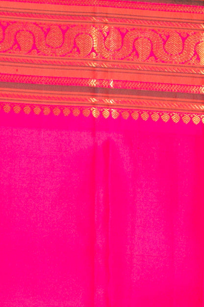 Kanchipuram Silk Butta Dark Blue Saree