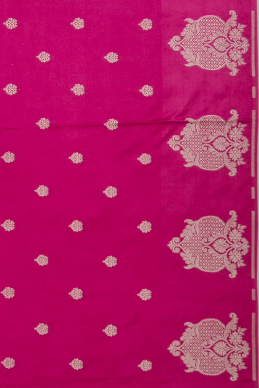 Banarasi Satin Brocade Pink Saree