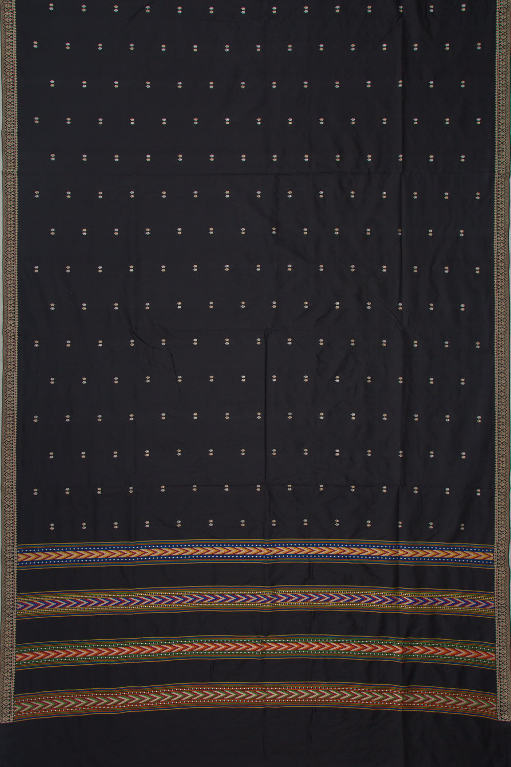 Banarasi Katan Silk Butta Black Saree