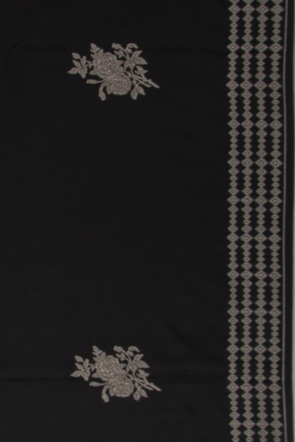 Banarasi Katan Silk Butta Black Saree