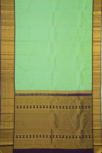 Kanchipuram Silk Butta Pastel Green Saree