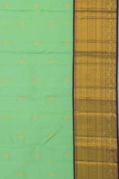 Kanchipuram Silk Butta Pastel Green Saree