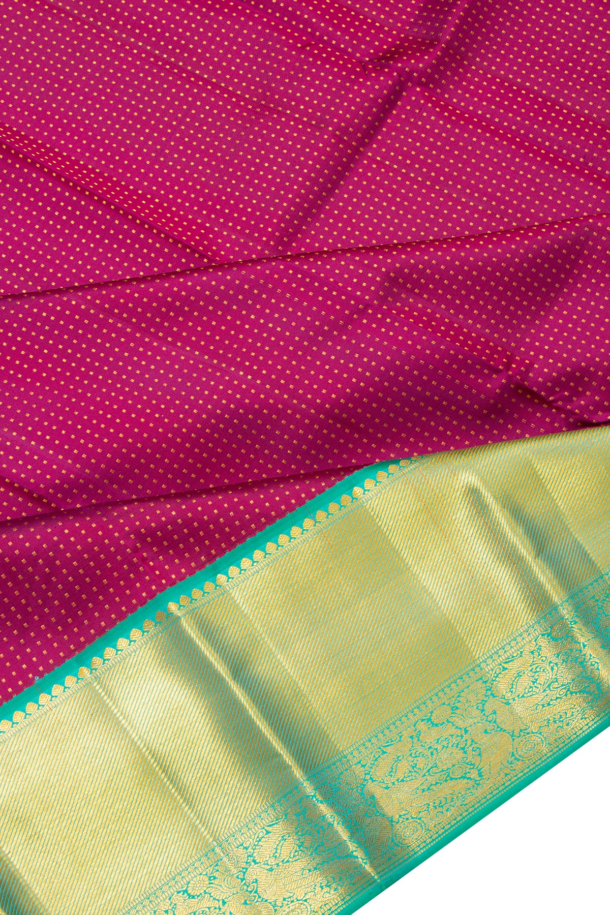 Taranga Kanchi Silk Brocade Purple Saree