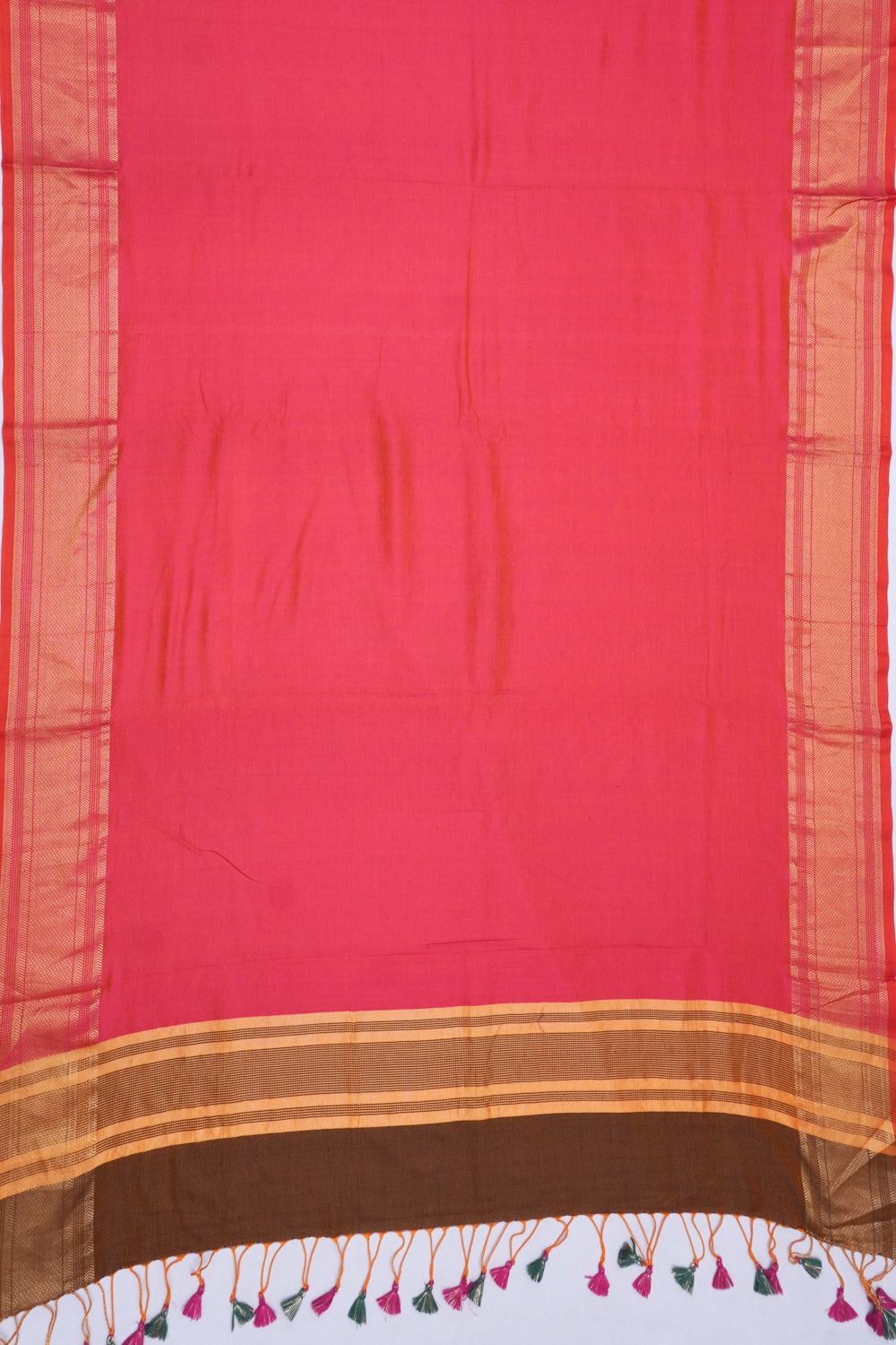 Soft Silk Brocade Pink Saree