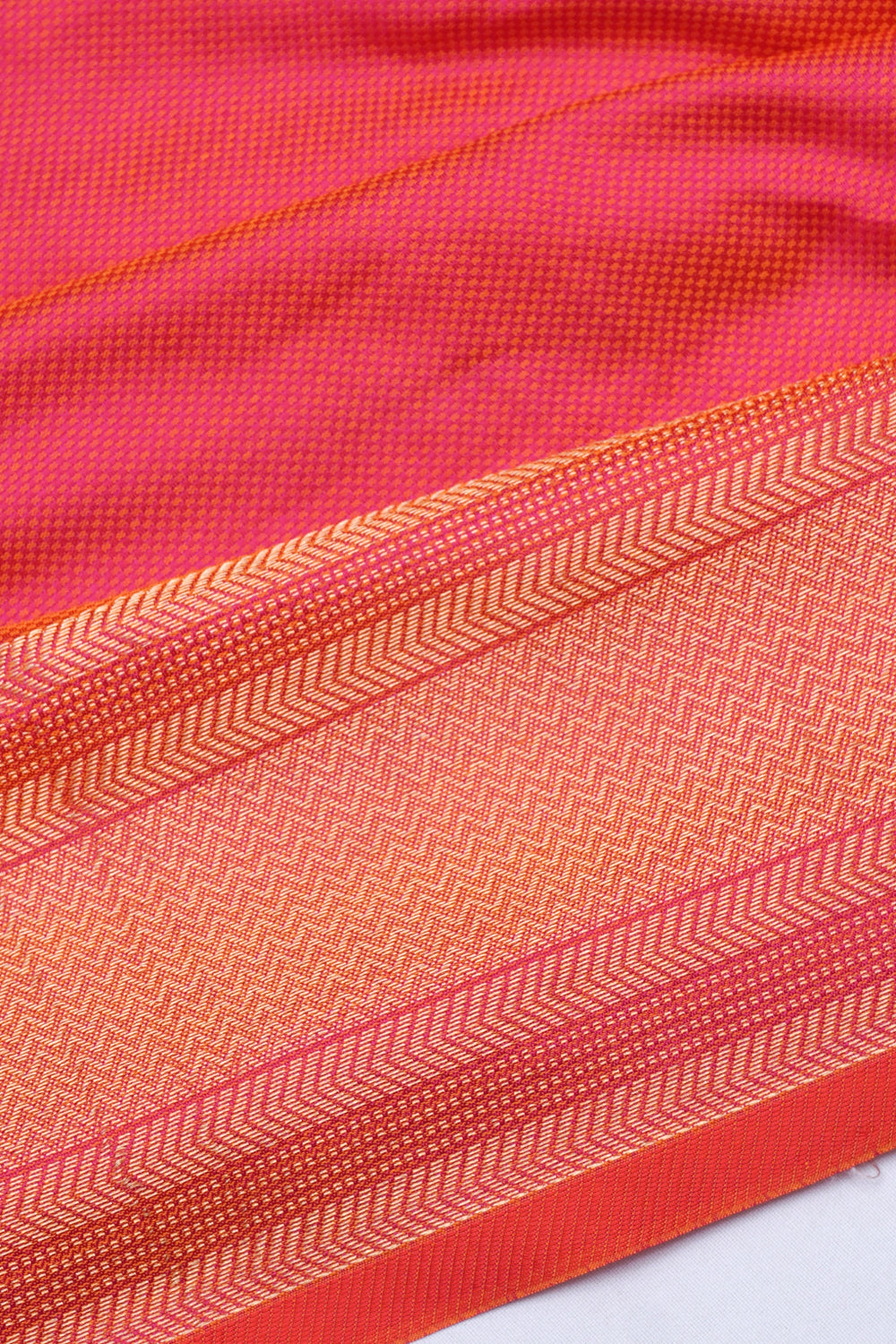 Soft Silk Brocade Pink Saree
