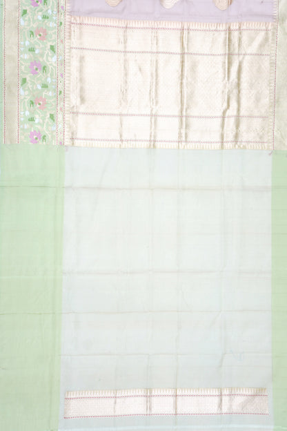 Banarasi Kora Organza Butta Snuff Saree