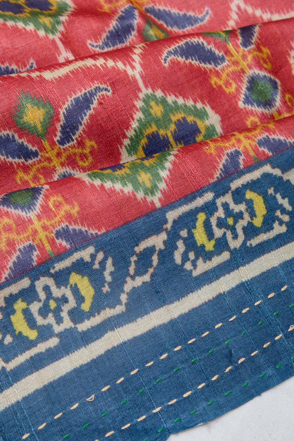 Tussar Printed Pink Saree