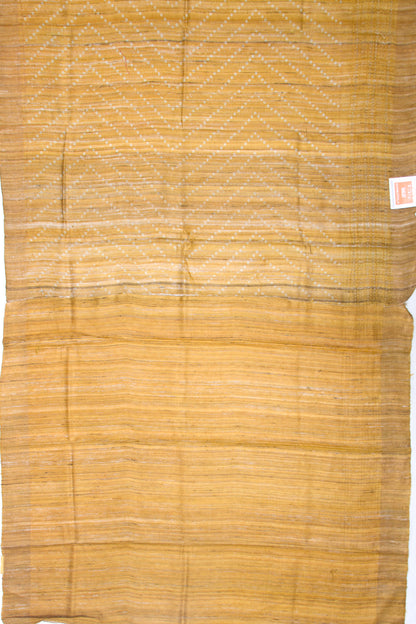 Bhagalpuri Tussar Bandhani Inspired Mustard Yellow Saree
