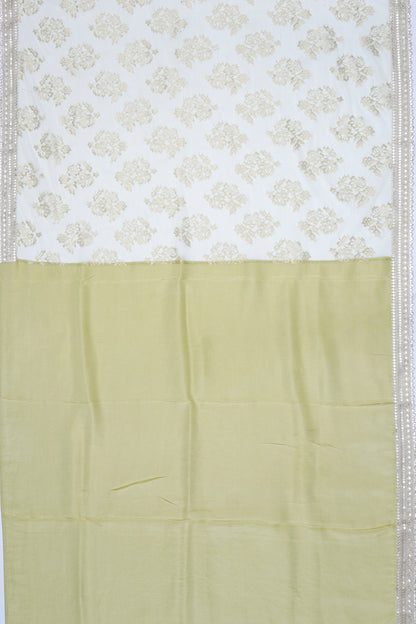 Net Green Saree