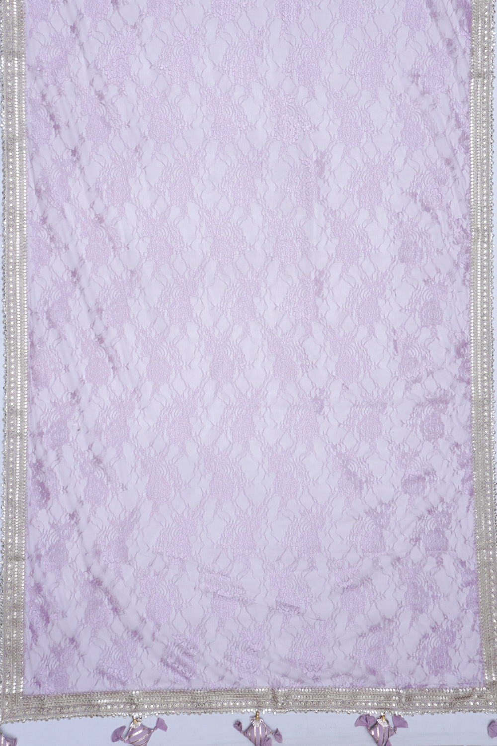 Net Lilac Saree