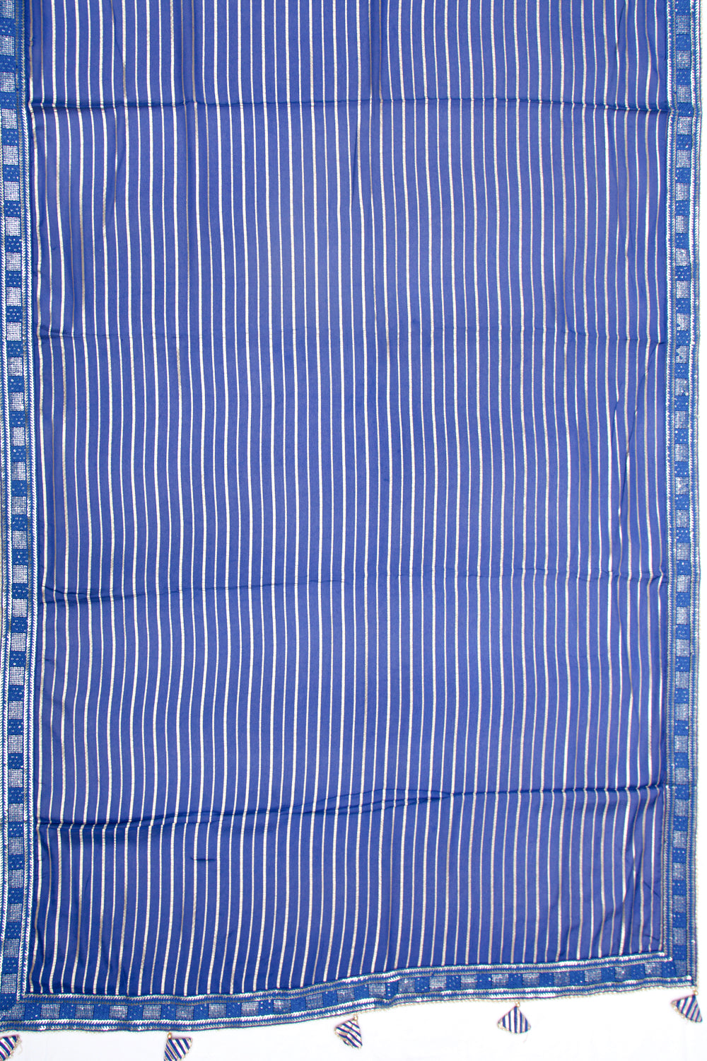 Banarasi Silk Tissue Butta Blue Saree