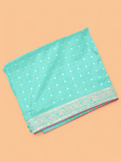 Banarasi Silk Brocade Green Saree