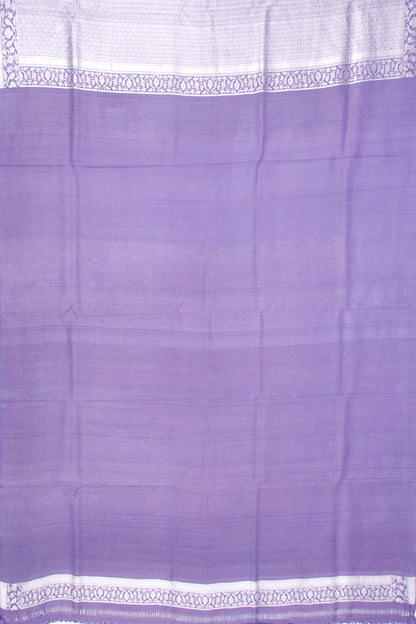 Banarasi Tussar Georgette Jaal Violet Saree