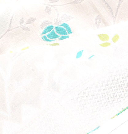 Banarasi Tussar Georgette Jaal Cream Saree