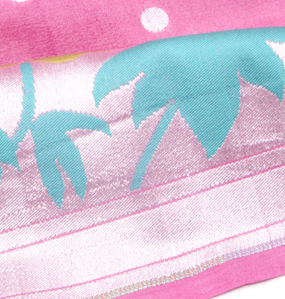 Banarasi Tussar Georgette Butta Pink Saree