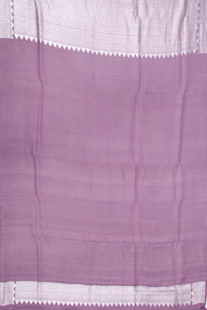 Banarasi Tussar Georgette Brocade Purple Saree