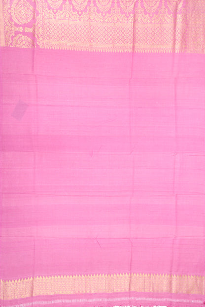 Banarasi Tussar Georgette Jaal Pink Saree