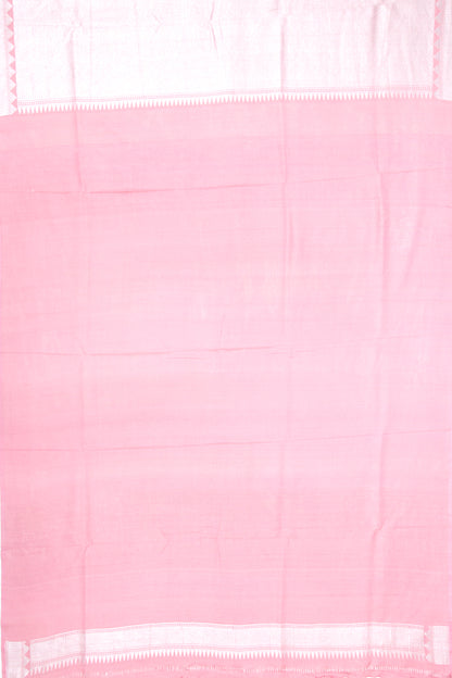 Banarasi Tussar Georgette Jaal Peach Saree