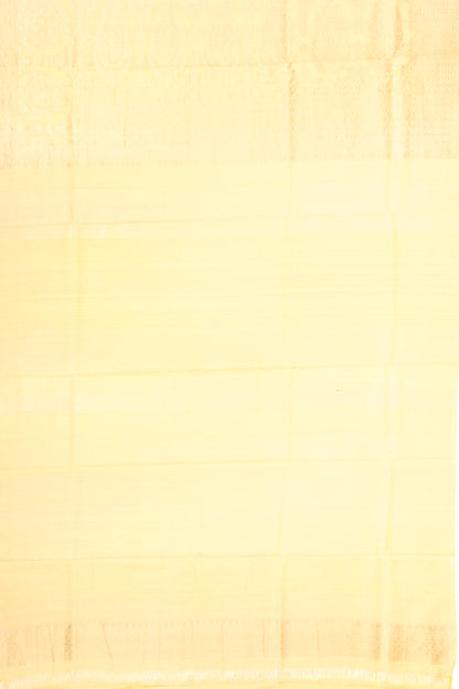 Banarasi Tussar Georgette Floral Printed Yellow Saree