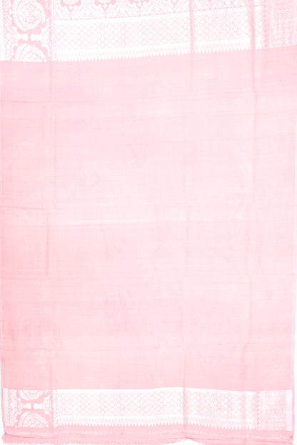 Banarasi Tussar Georgette Brocade Peach Saree