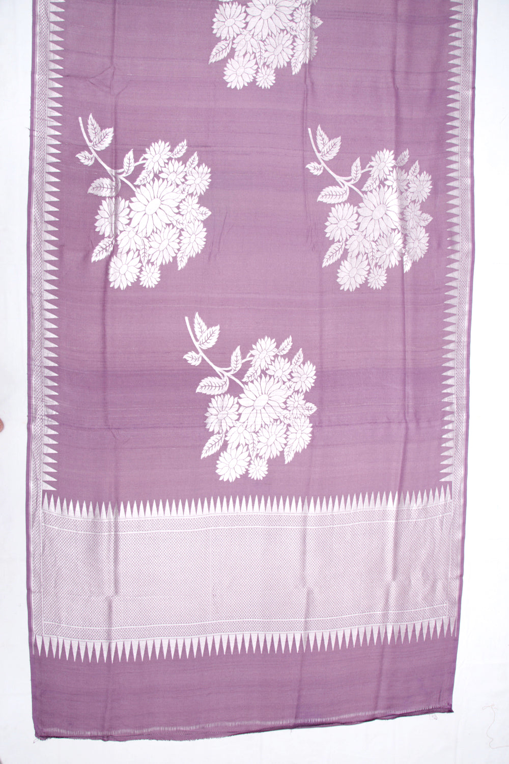 Banarasi Tussar Georgette Butta Lavender Saree