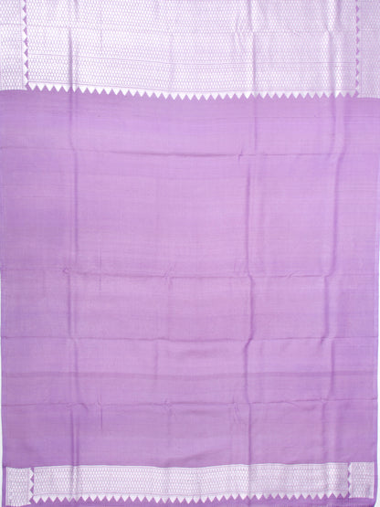 Banarasi Tussar Georgette Brocade Lavender Saree