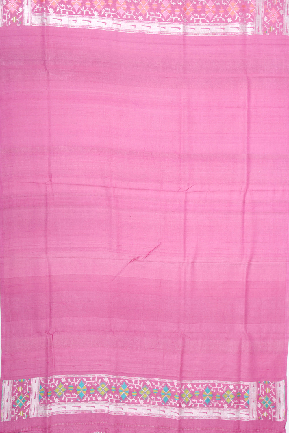 Banarasi Tussar Georgette Jaal Pink Saree