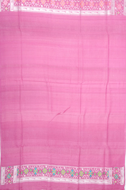 Banarasi Tussar Georgette Jaal Pink Saree