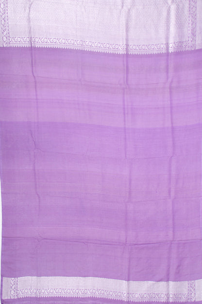 Banarasi Tussar Georgette Jaal Lavender Saree