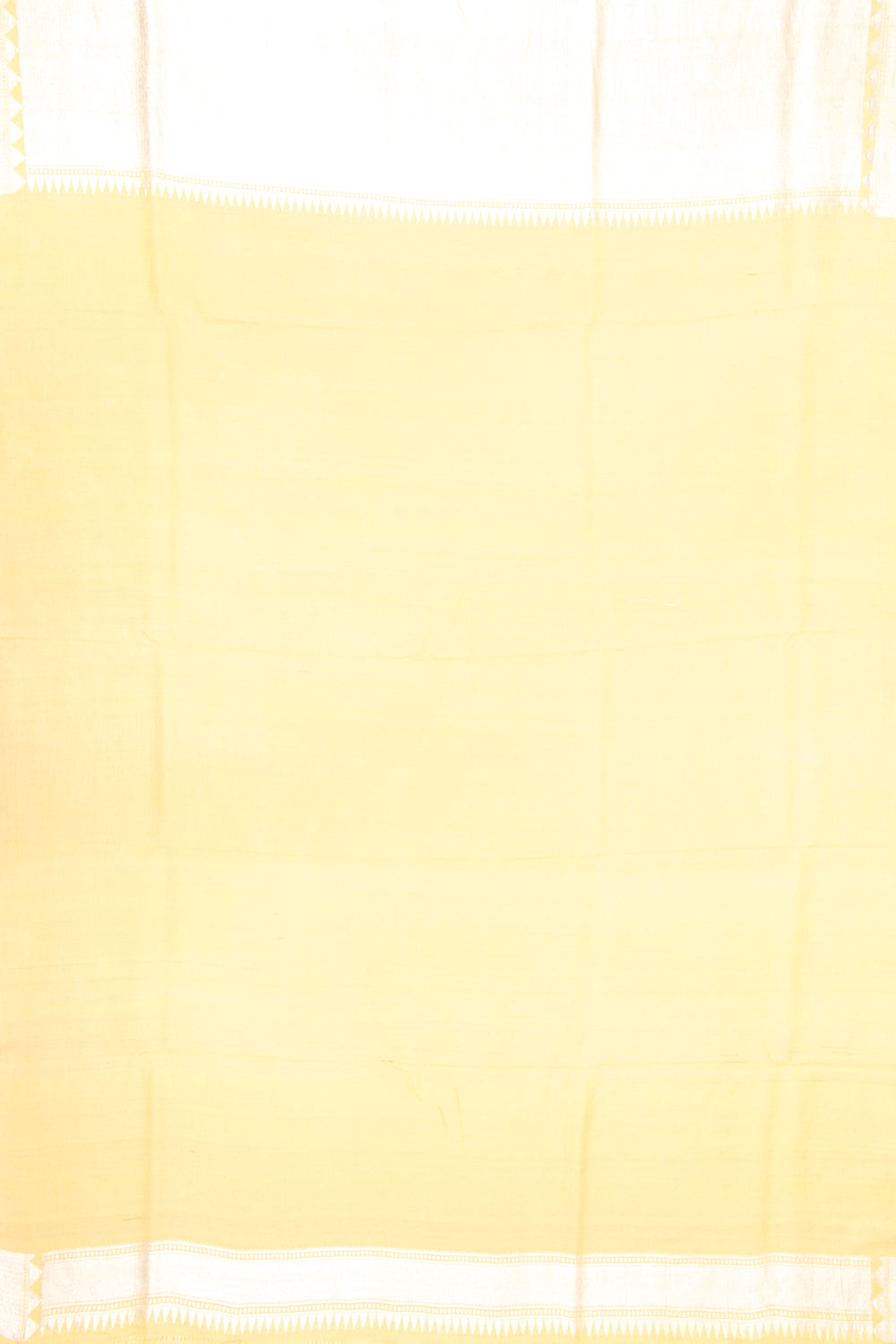 Banarasi Tussar Georgette Jaal Yellow Saree