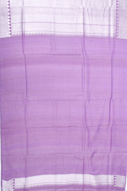 Banarasi Tussar Georgette Jaal Purple Saree