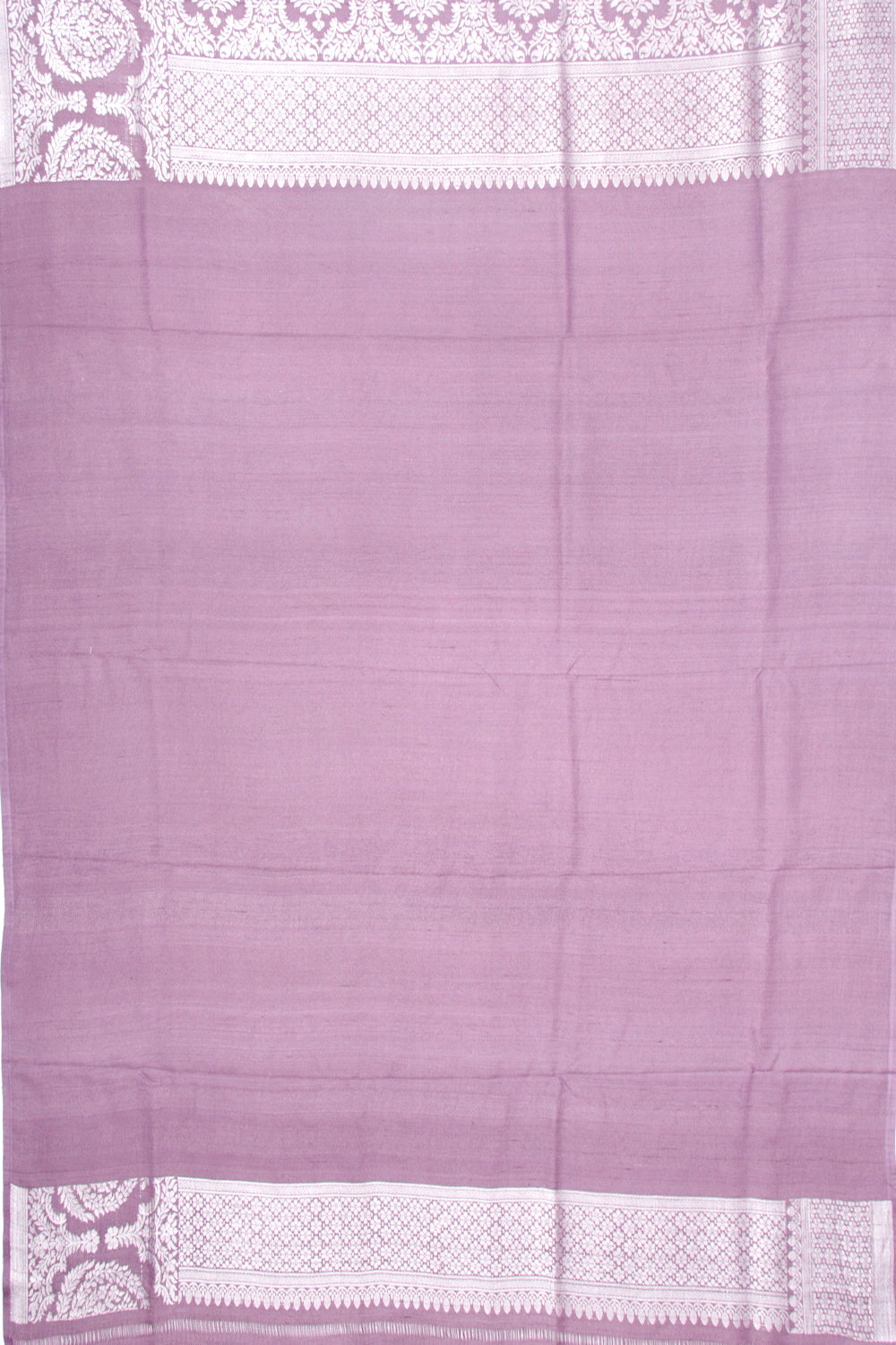 Banarasi Tussar Georgette Brocade Lavender Saree