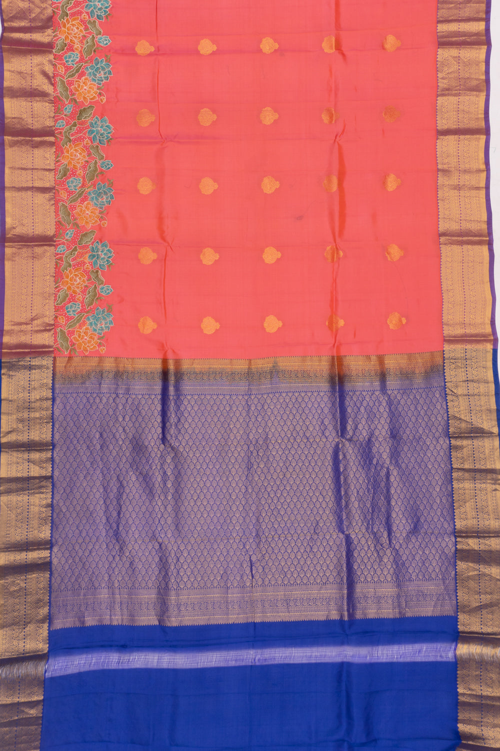 Soft Silk Butta Pink Saree With Cut Work