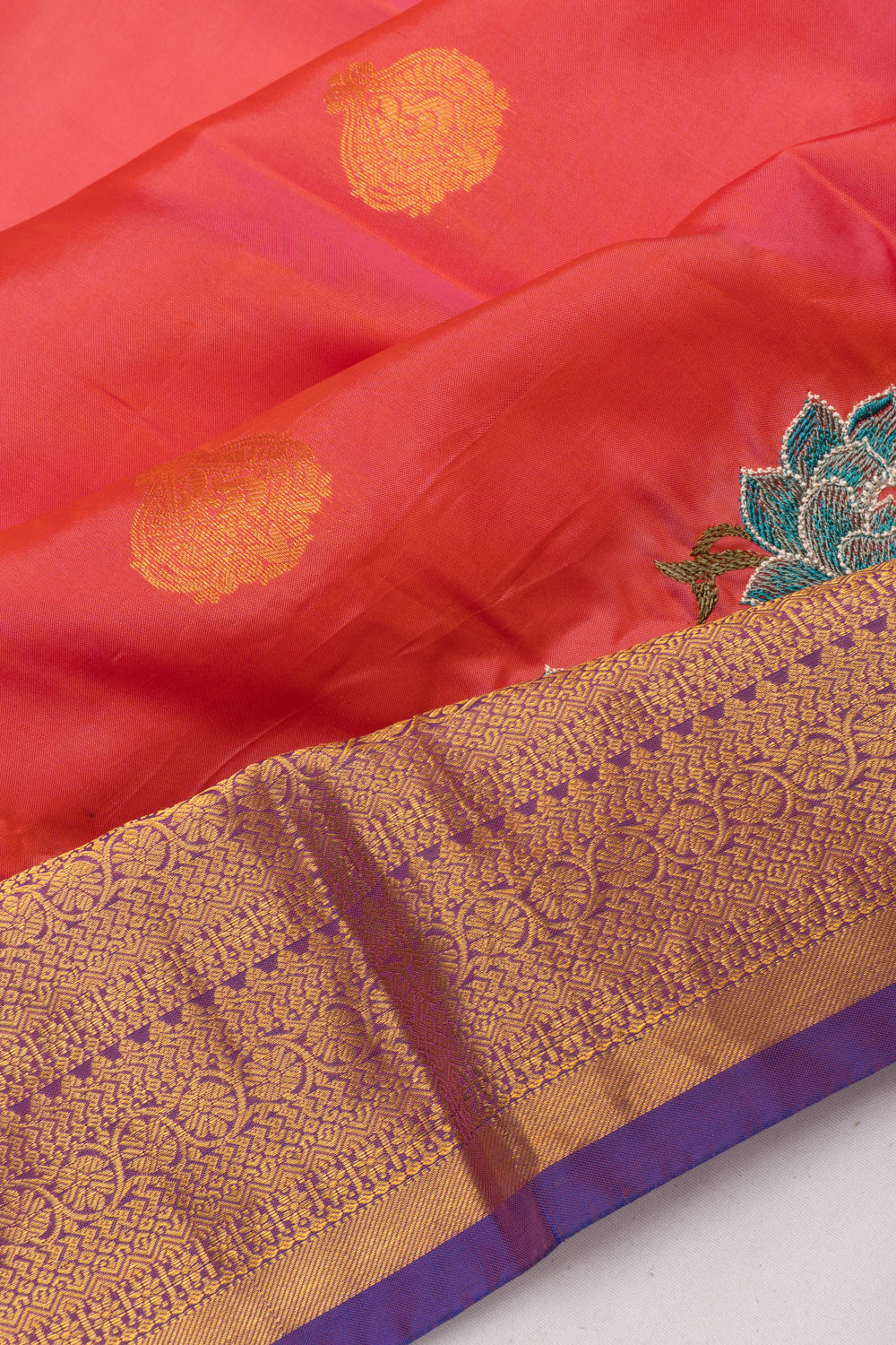 Soft Silk Butta Pink Saree With Cut Work