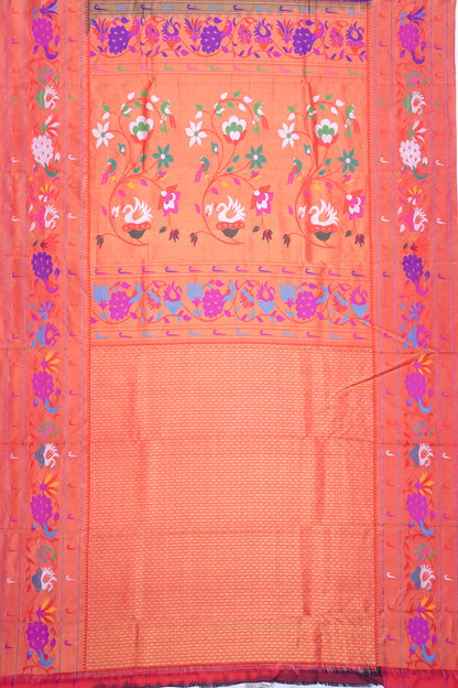 Muniya Silk Jaal Dark Blue Saree
