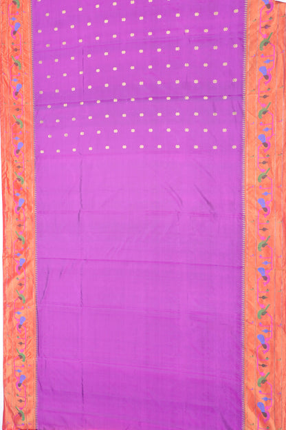 Muniya Silk Butta Purple Saree