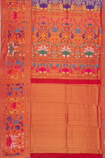 Muniya Silk Butta Purple Saree