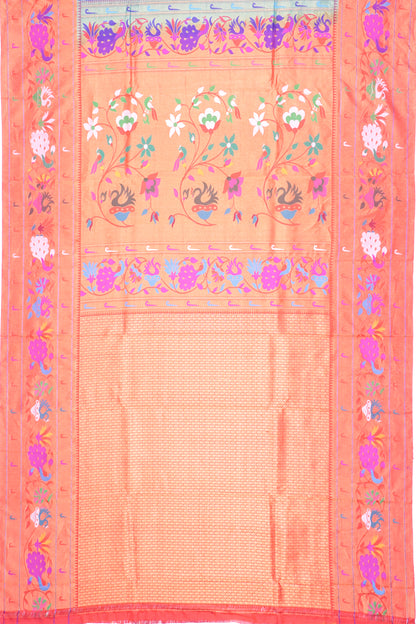 Muniya Silk Jaal Teal Blue Saree