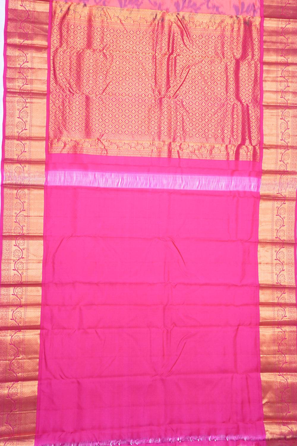Soft Silk Ikat Peach Saree