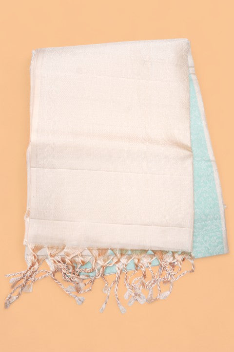 Coimbatore Silk Brocade Sea Green Saree