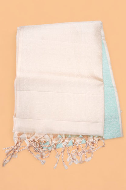 Coimbatore Silk Brocade Sea Green Saree