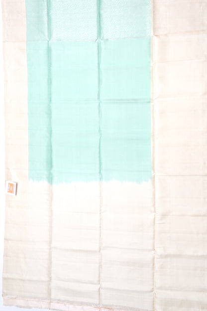 Coimbatore Silk Brocade Sea Green Saree