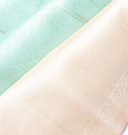 Coimbatore Silk Brocade Sea Green Saree